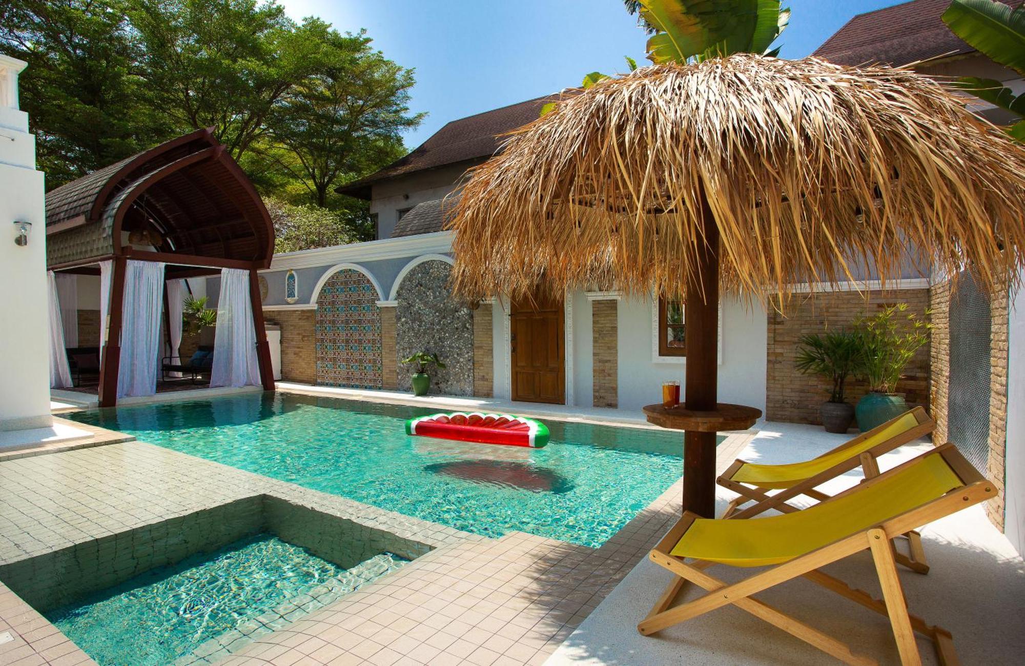 Nagawari Art Maldives Pattaya Villa На Джомтиен Екстериор снимка